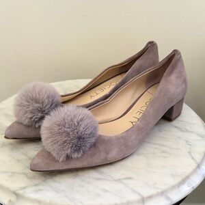 Sole Society Women's Suede Flats - Soft Purple